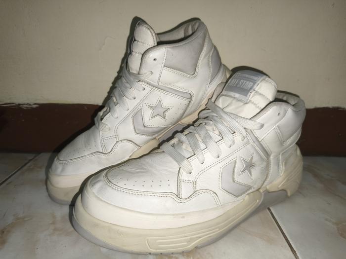 Converse Weapon CX Mid Vintage White, Size 46.5/30cm Vietnam (2nd, Kondisi 80%)