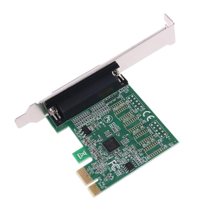 Parallel Port DB25 25Pin PCIE Riser Card LPT Printer to PCI-E Express