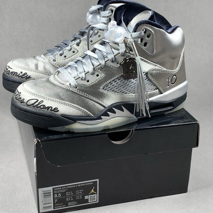 Sepatu Jordan 5 Retro Wings Silver