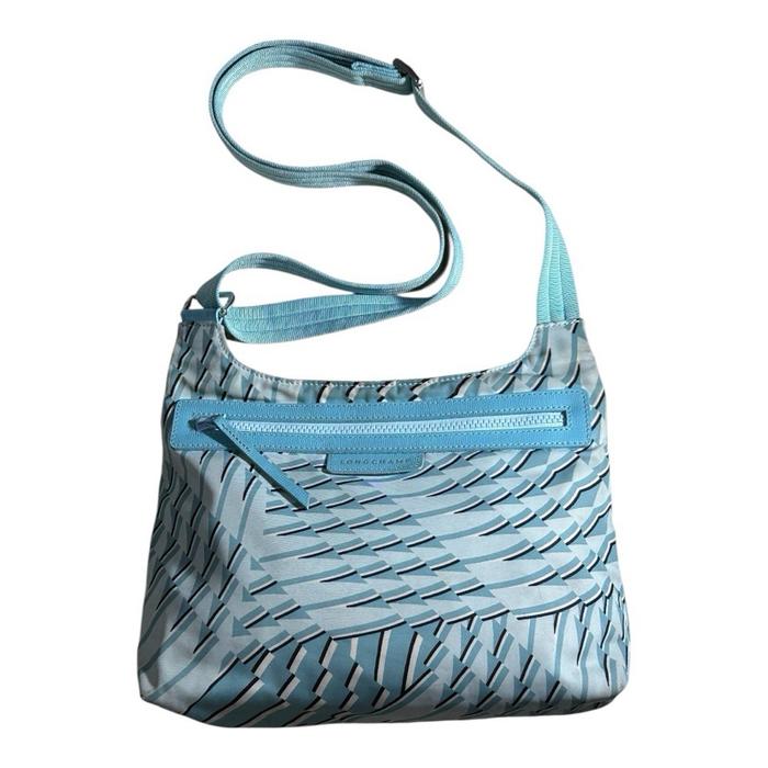 Longchamp Neo Flat Crossbody Original Blue Preloved