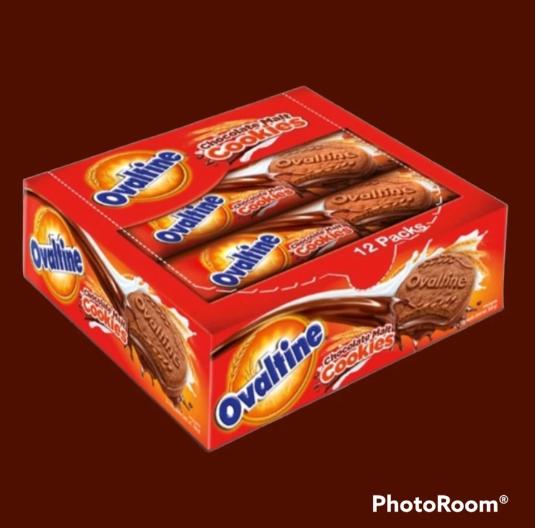 Ovaltine Cookies Chocolate Malt | Isi 12 Pcs