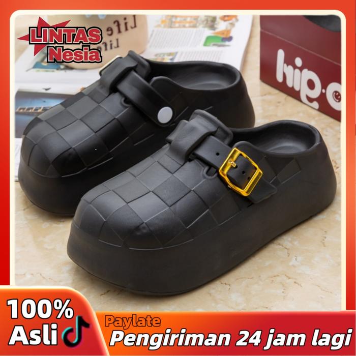 LintasNesia - Flat Sendal Wanita Sandal Jelly Baim Wedges Wanita Sandal Kodok Dewasa Platform EVA Se