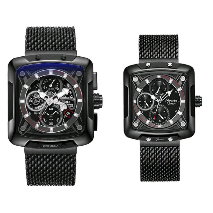 Jam Tangan Couple Alexandre Christie AC3030 AC3039 AC 3030 AC 3039 Original Stainless Watch