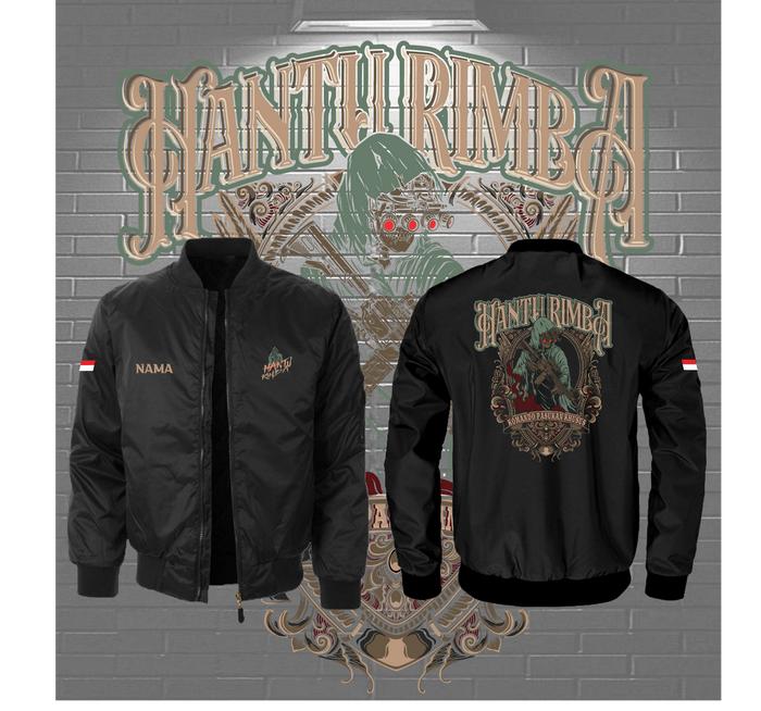 jaket hantu rimba / JAKET BOMBER hantu rimba / jaket hantu rimba terbaru
