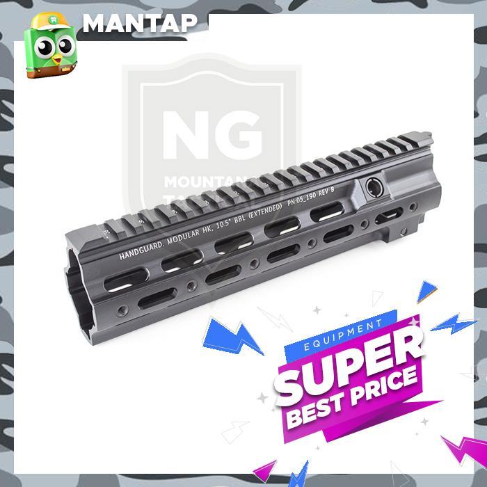 STOK TERBATAS !!!! RIS SMR RAIL GEISELLE STYLE FOR HK416 HANDGUARD AEG M-LOCK 10.5" TERJANGKAU