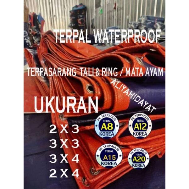 Terpal Lembaran Plastik Terpal Tenda  Type A8 A12 A15 A20 2x3 2x4 3x4