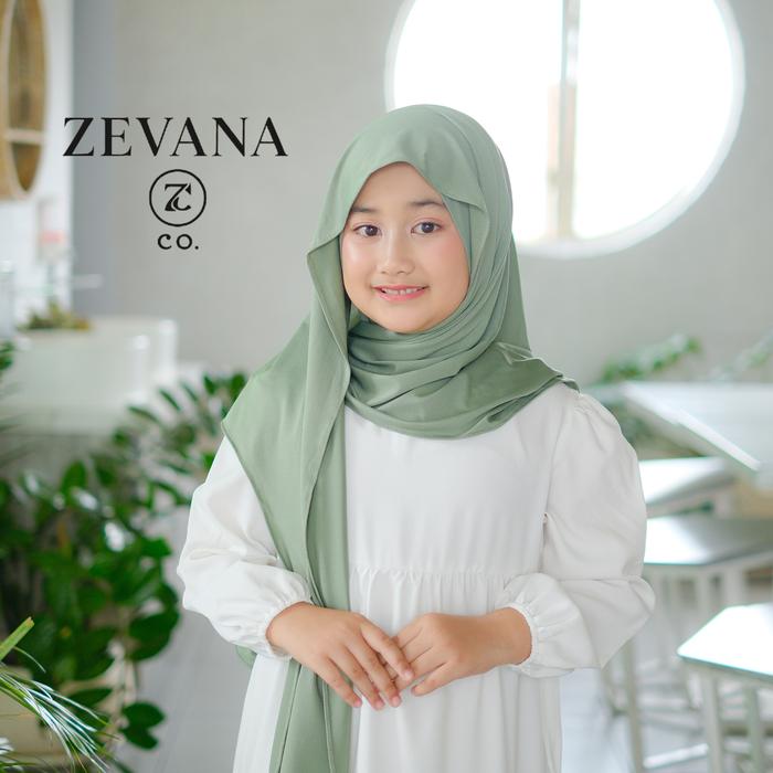 Zevana Co. Pashmina Inner Anak TK SD Pasmina Instan Anak Jilbab Instan Kerudung Anak Hijab Anak Lucu