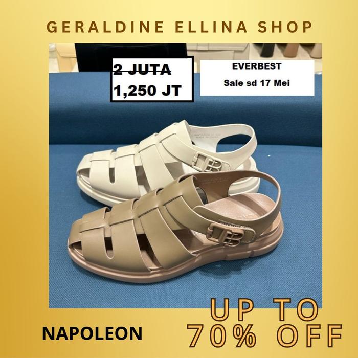 Sandal sepatu pria Everbest 100% original SALE seri NAPOLEON