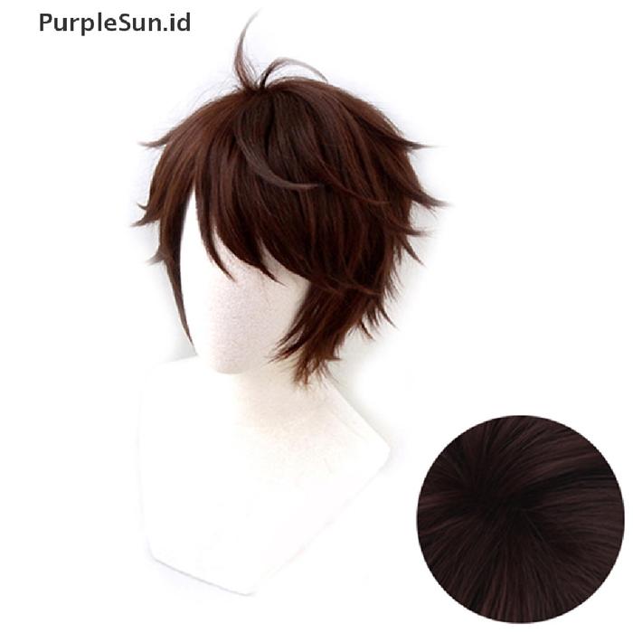 Pursun Action Figure Anime Haikyuu Wig Rambut Cosplay Voli Oikawa
