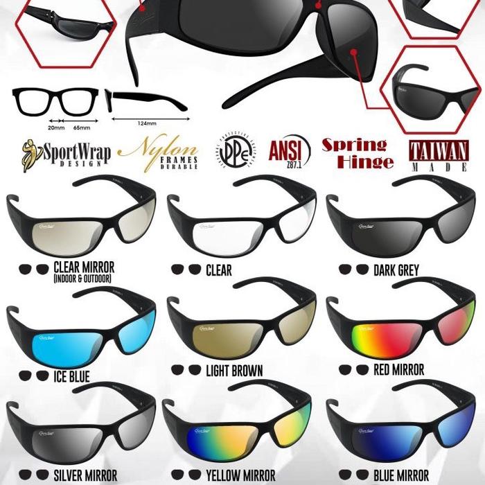 Kacamata safety guard S-120 ansi z87.1 Sunglasses original