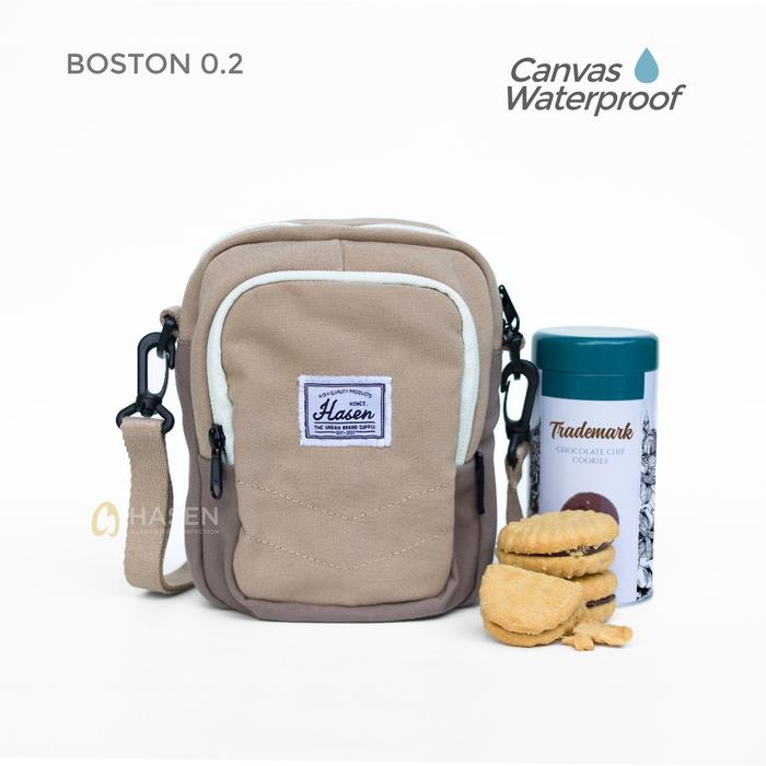 BOSTON 0.2 Tas Selempang Medium Kanvas Waterproof Hasen