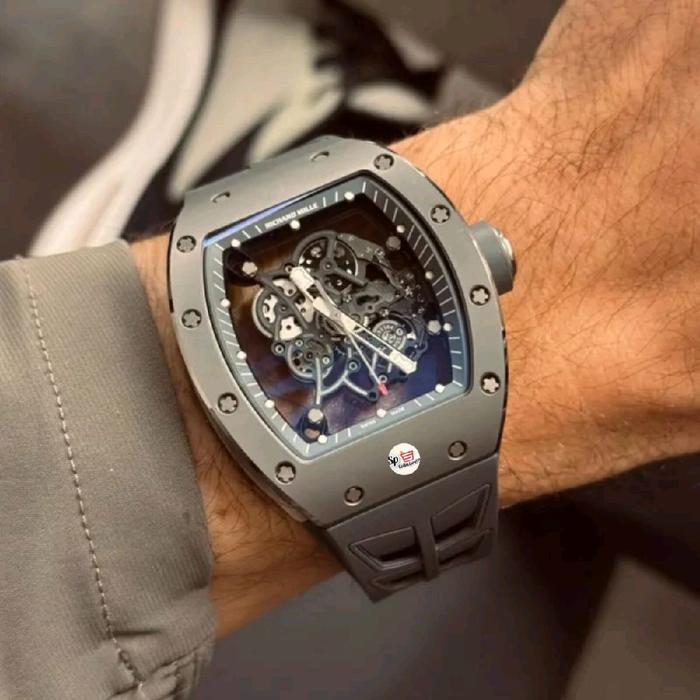 JAM TANGAN PRIA RM055 055 BUBBA WATSON GRAY
