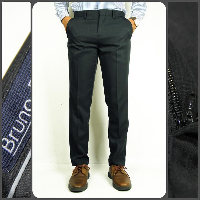 Celana Formal Pria Bruno Rigari Reguler Fit & Slim Fit | Celana Bahan