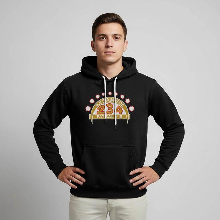 Hoodie DJI SAM SOE Ciggarette Premium Fleece Cloth Sweater Jacket Hood Black Hitam