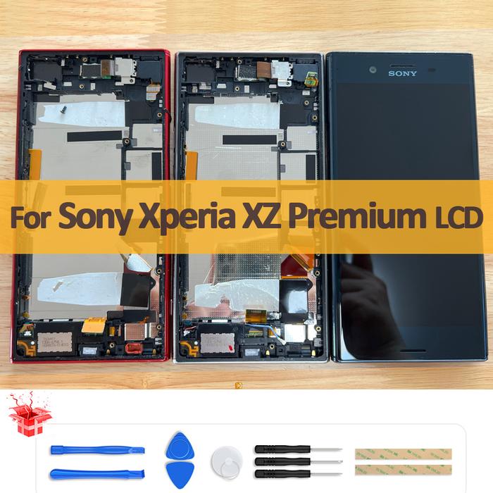 Original Used Goods LCD For Sony Xperia XZ Premium LCD Display Touch