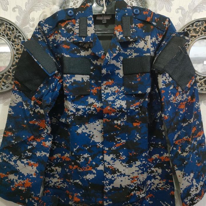 SERAGAM LORENG POL_AIRUD SATU STEL BAJU DAN CELANA l  | PRIA Pria