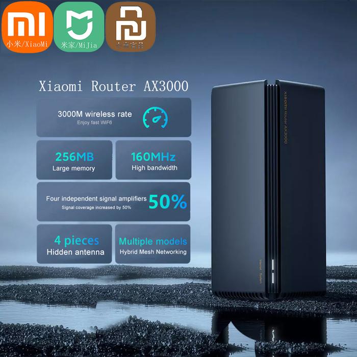 Original Xiaomi Mijia AX3000 AIoT Router 2976Mbs WiFi6 VPN 256MB