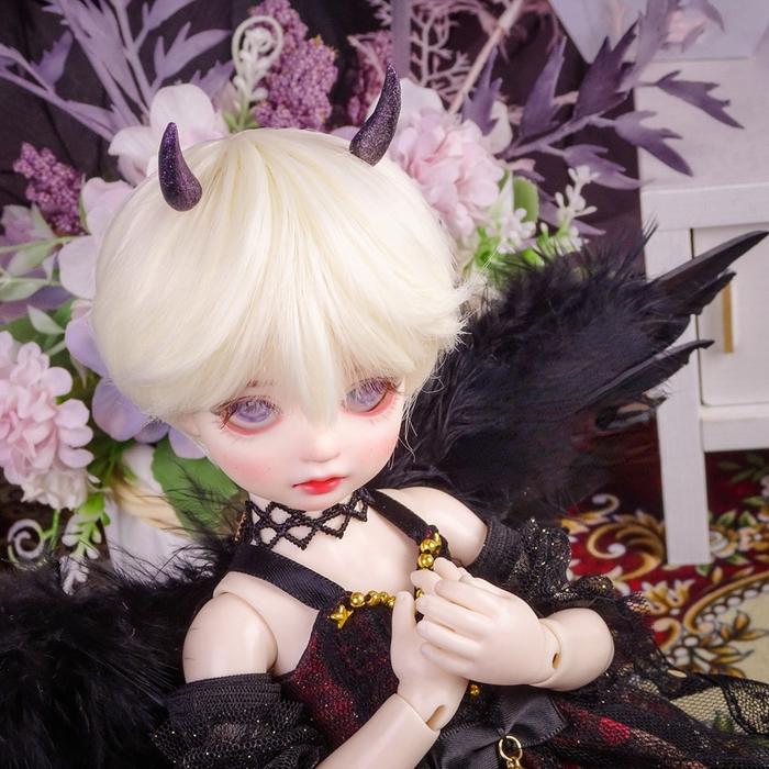 Wig Boneka BJD Pria Mode Buatan Tangan 1/3 1/4 1/6 Wig Bjd Rambut