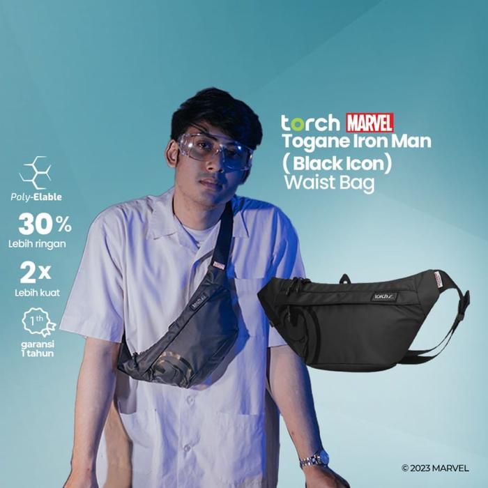TORCH Ider Backpack Sekolah Kerja Travelling Laptop Pria Wanita Tahan Air