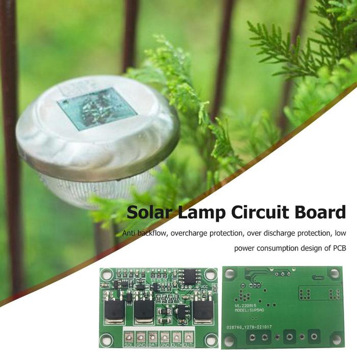 5A Solar Light Controller Module 3.2V 6V 12V 3.7V Battery Lantern