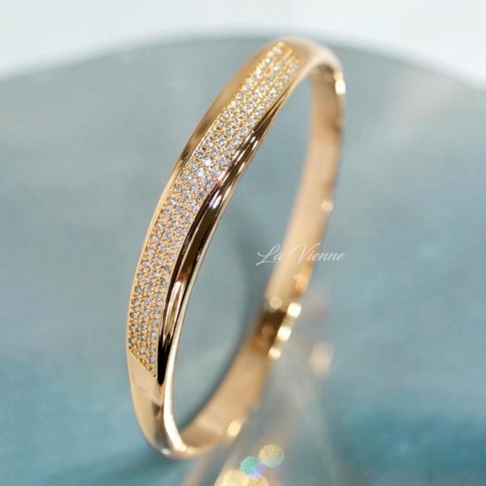 Kimberly - Gelang Titanium Wanita Anti Karat / Gelang Titanium Wanita Anti Karat