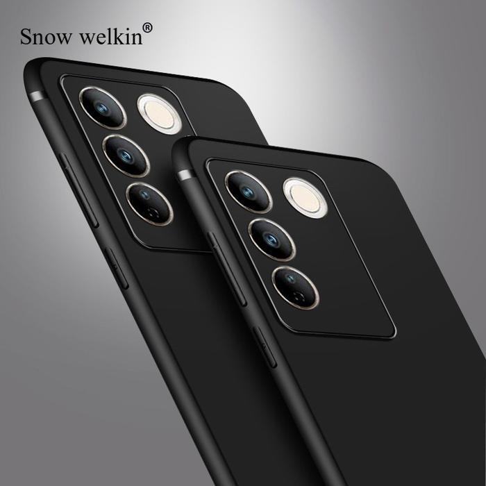 Softcase Vivo V27/Vivo V27E 5G 2023 Matte Slim Original List Macaron Vivo V27/Vivo V27E Best Seller