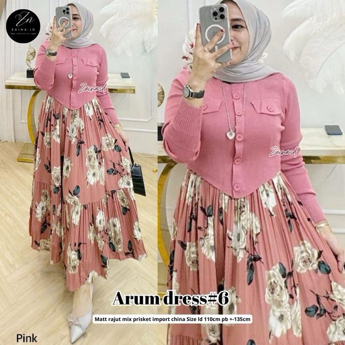 Busana Muslimah Terbaru ARUM DRES untuk Wanita - Gamis