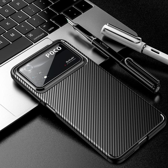 Casing Belakang Ponsel Xiaomi POCO M4 Pro, Pola Kumbang Mewah TPU,