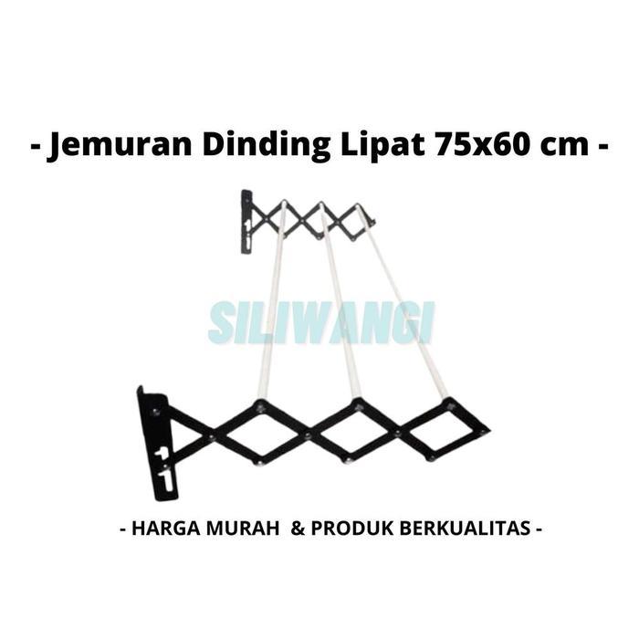 Jemuran Dinding Lipat Jemuran Handuk Baju Jemuran Minimalis Strip Jemuran Baju Dinding Lipat 75 x 60