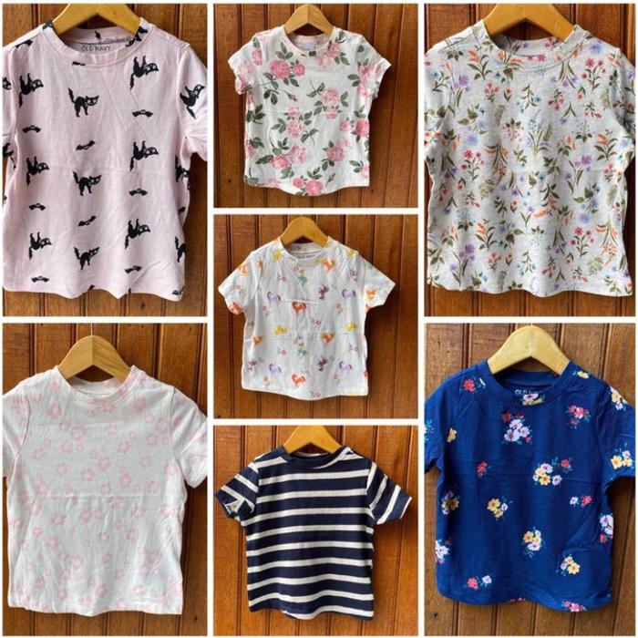 KA003 KA010 KAOS ANAK PEREMPUAN LENGAN PENDEK