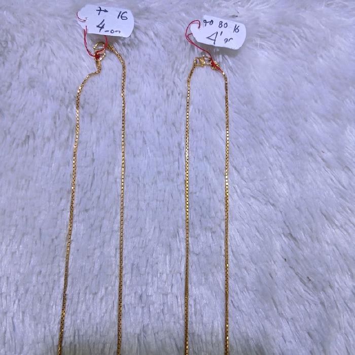 kalung italy emas kadar 70% berat 4gram & 4,1gram