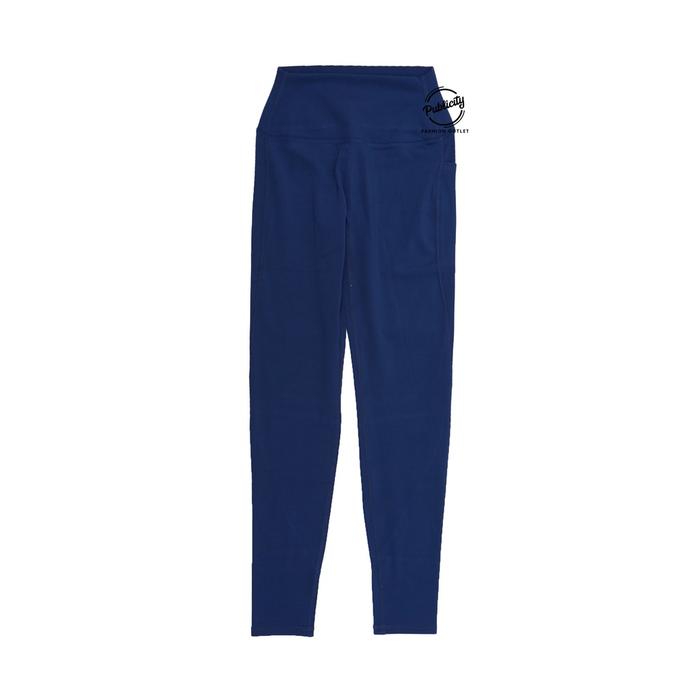 CELANA LEGGING SPORT WANITA AMOB POLOS PINGGANG LEBAR TEBAL