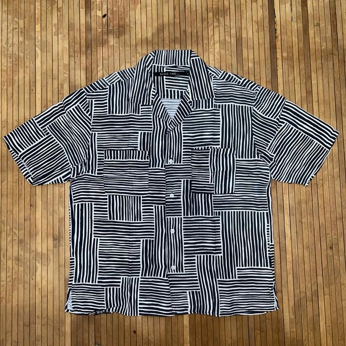 NIKO AND.. RAYON OPEN COLLAR SHORT SLEEVE SHIRT dickies 874 carhartt