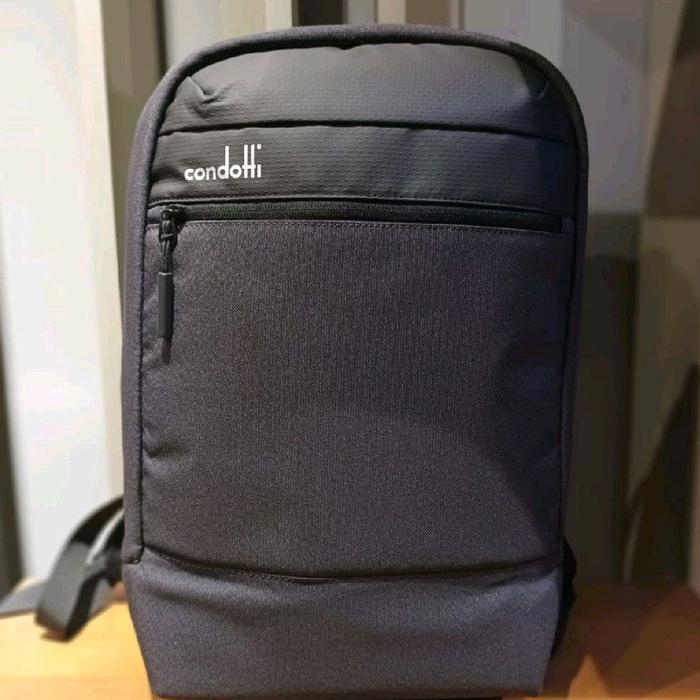 Tas Ransel CONDOTTI 83678 Backpack Laptop Super Light - Dark Grey