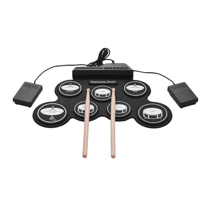 Digital Roll Up Drum Electronic Drum Set Electric Drum Kit Usb 7