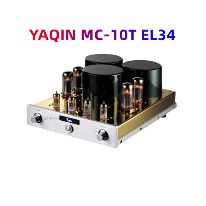 New YAQIN MC-10T EL34 Vacuum Tube Push Pull Integrated Amplifier HIFI EXQUIS lamp amp with 12AX7 pre