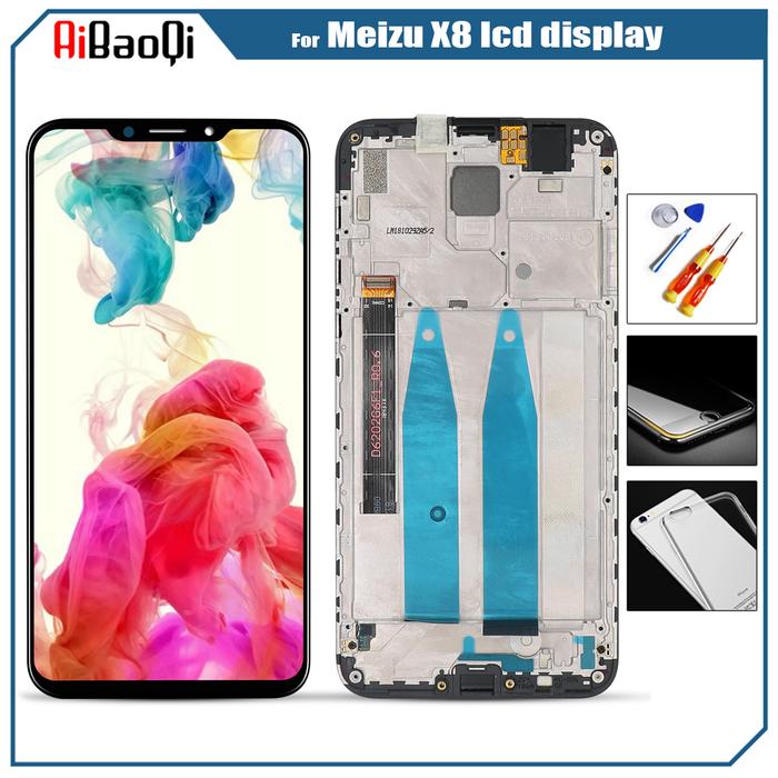 Original LCD Meizu X8 LCD Display Replacement Touch Screen Digitizer