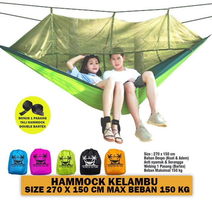 Eiger - Hammock Kelambu - Tempat Tidur Ayunan Gantung Kelambu- Hamock - Hamok - Hamuk - HAMMOCK KLAM