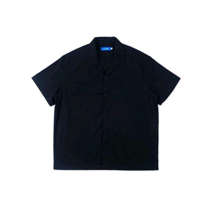 KEMEJA POLOS HITAM catton combed