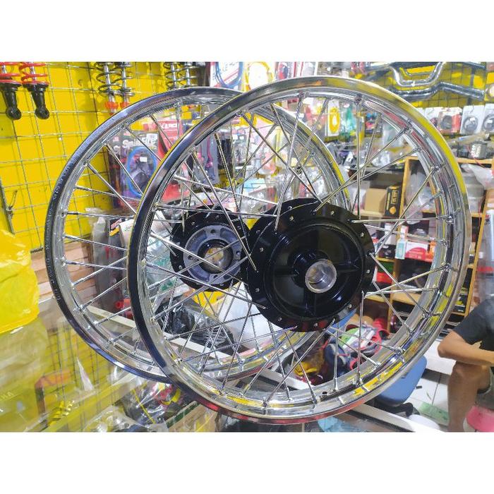 VELG SET WHEEL SET VELG RXKING RX KING ORIGINAL YAMAHA VELG DID RXKING RXK YT115 ORIGINAL YAMAHA KWA
