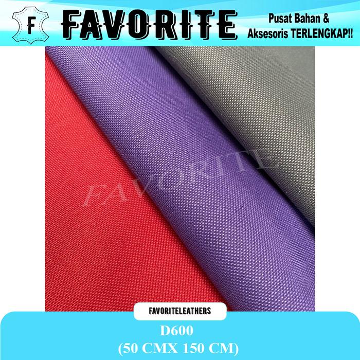 BAHAN TAS / KAIN D600 (DINIER) polyester D 600 DINIR HARGA PER METER