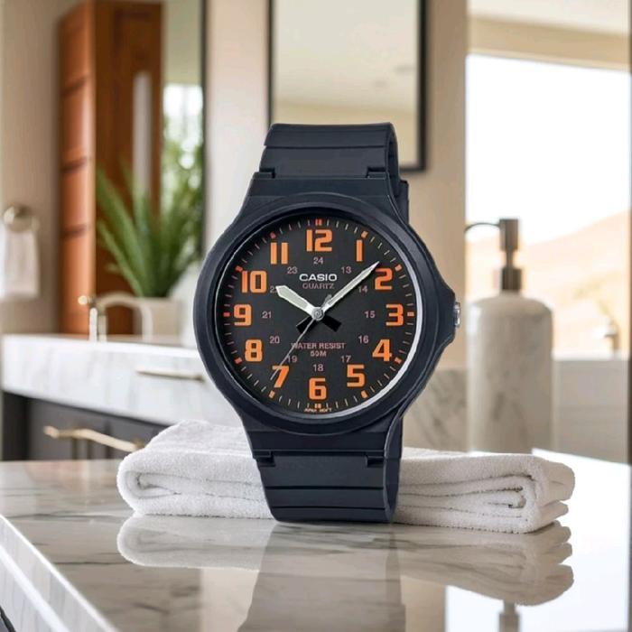 JamĀ Tangan PriaĀ Jarum Analog CasioĀ OriginalĀ Mw2404b Garansi Resmi