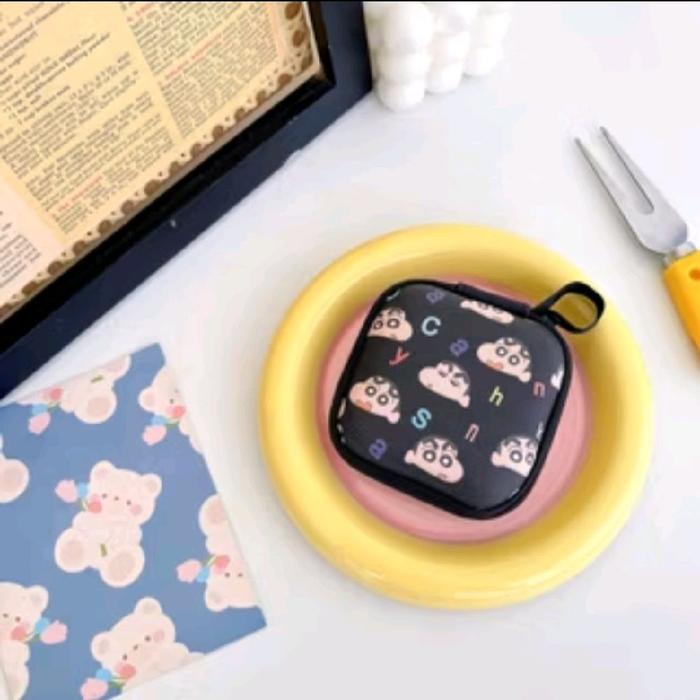 Dompet headset crayon shinchan dompet kabel shinchan dompet hardcase shinchan