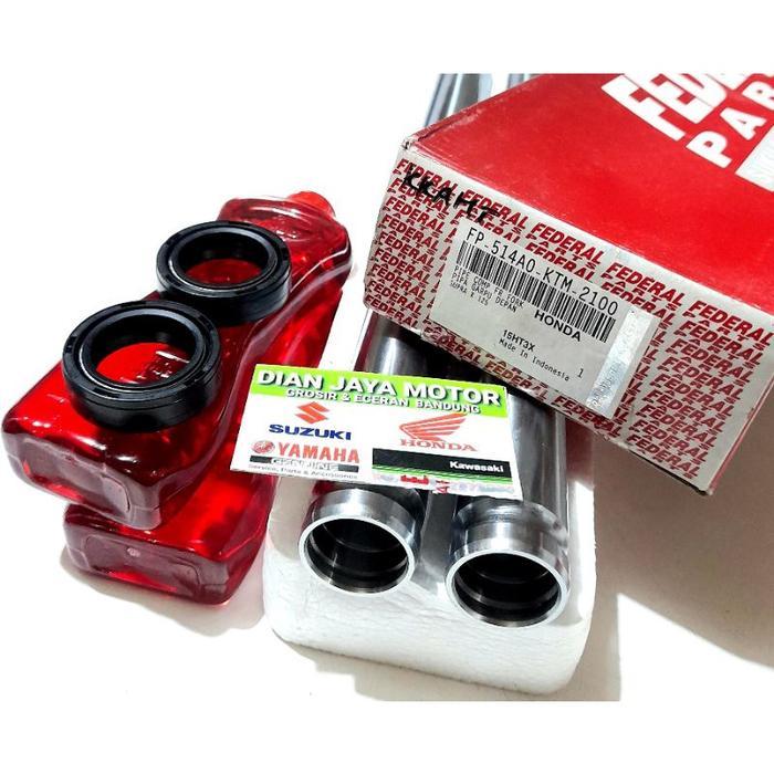 FEDERAL PARTS PAKET AS SOK DEPAN KTM AS SOK+SIL+OLI HONDA SUPRA X125 SUPRA FIT NEW KARISMA ORIGINAL 