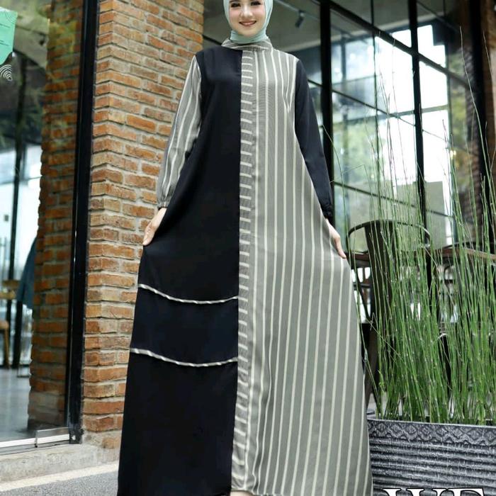 GAMIS WF PREMIUM/DRES BRAND LOKAL PREMIUM/GAMIS TERBARU VARIANT HITAM