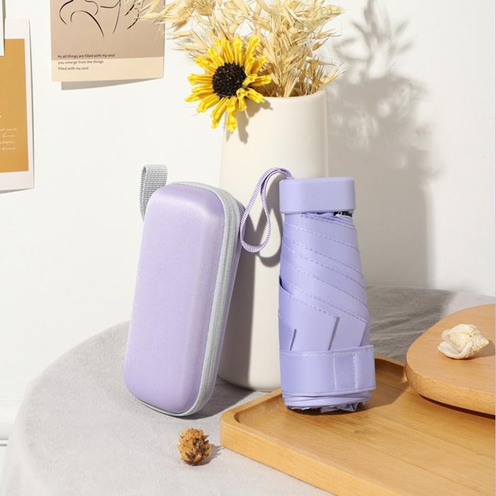 Payung Mini Portable Fit Activity Traveling Umbrella Terbaru New Import Style Include Box Zipper No 