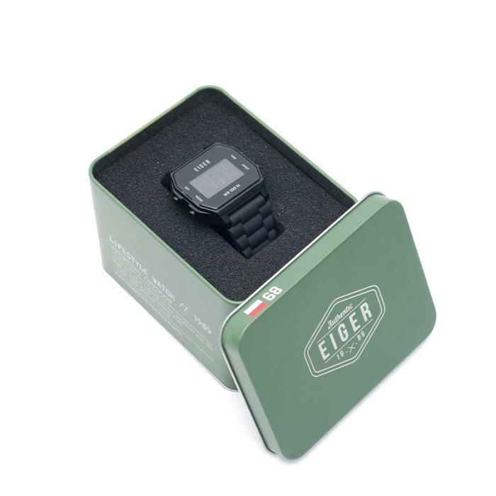 Jam Tangan Eiger 910005092 / 5092 Black Digital Provo Watch