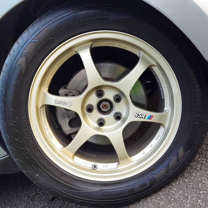 STIKER UNTUK VELG MOBIL SSR TYPE C MA