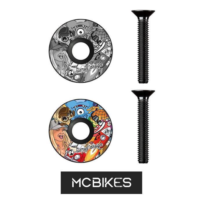 Riesel Design Carbon Stem Cap Stickerbomb Eyecatcher