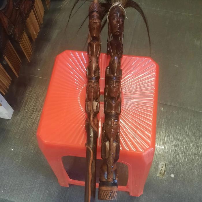 Terbaru Tungkot Tunggal Panaluan/Tongkat Mistis Batak Ukuran Sedang